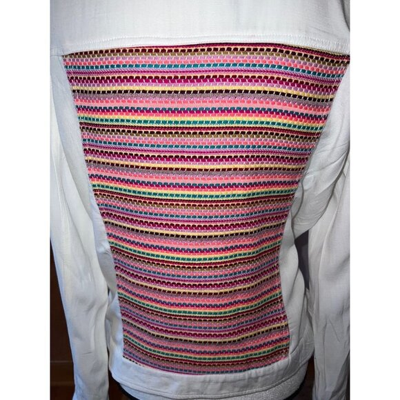 ASTARS White Blouse Jacket — Medium — NWTS - Picture 2 of 11